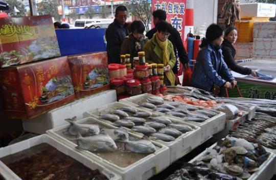 上海海鲜市场一览表  上海芦潮港海鲜市场
