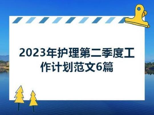 2023中医医院护理工作计划