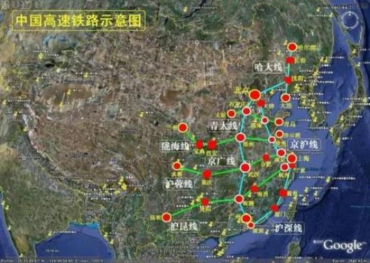 兰渝铁路向南延伸至南宁，主干线已经成为南北纵向与京沪、京广并列的三大干线铁路。 兰渝线铁路站点